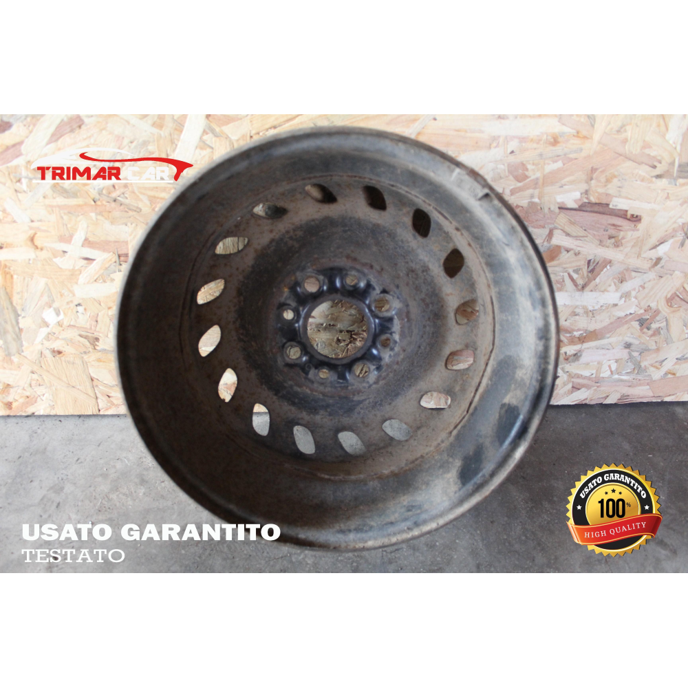 4.50BX13HX36 R13 RUOTINO DI SCORTA CERCHIO SINGOLO IN FERRO FIAT SEICENTO / 600 (187)(98-10)