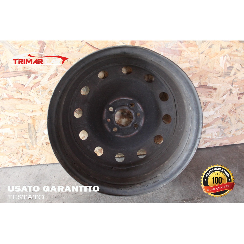 6JX15H2 R15 CERCHIO SINGOLO IN FERRO FIAT IDEA (350)(2003-2012)