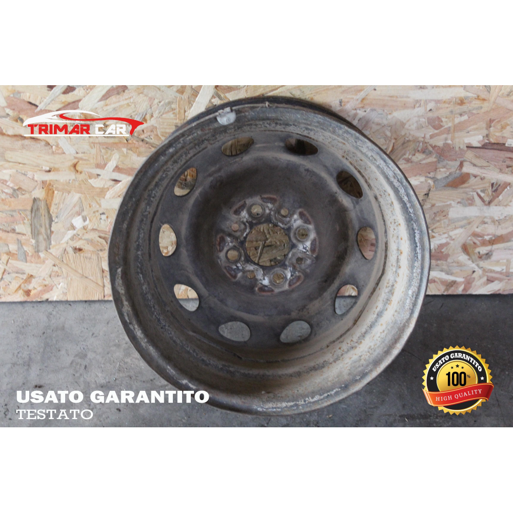 R14 CERCHIO SINGOLO IN FERRO FIAT STRADA PICK-UP 1 (178)(98-09)