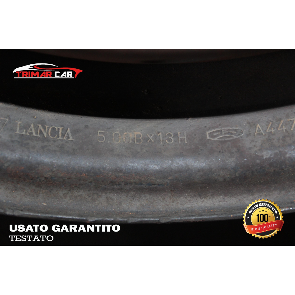 5.00BX13H R13 CERCHIO SINGOLO IN FERRO FIAT SEICENTO / 600 (187)(98-10)