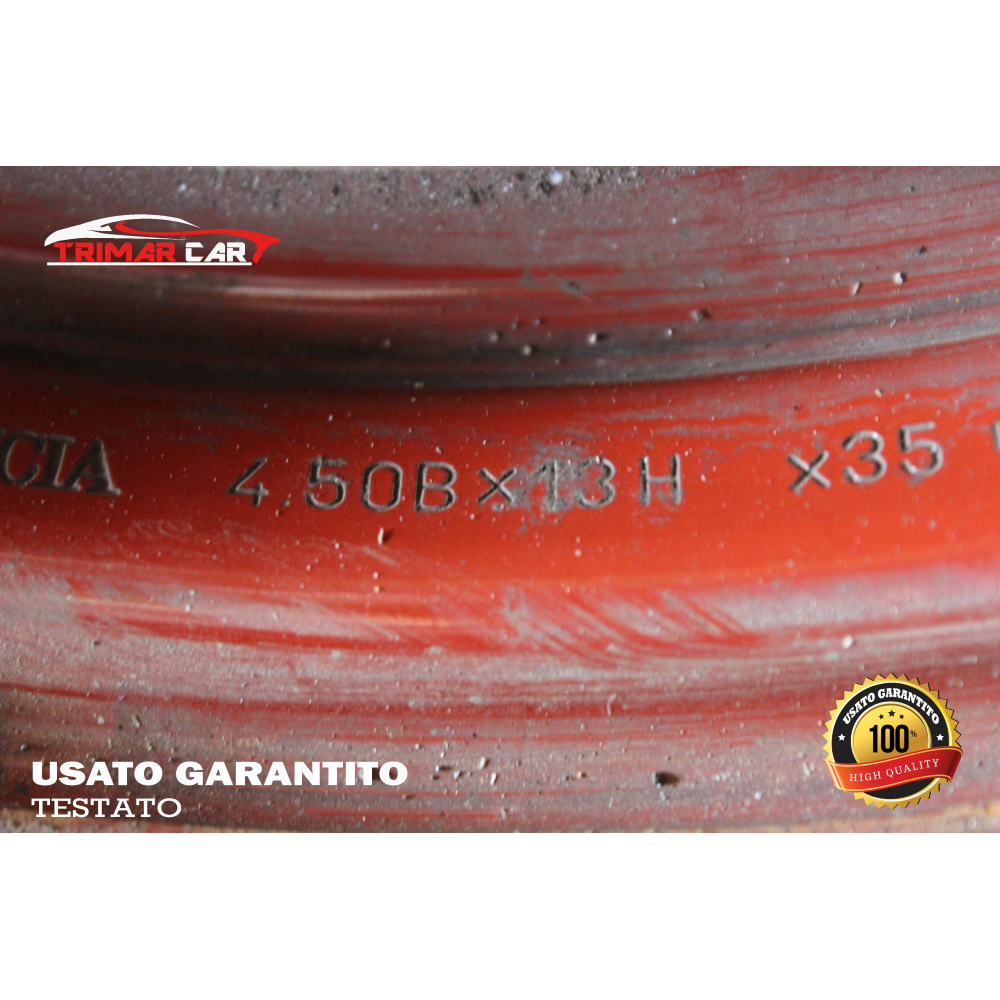 R13 RUOTINO DI SCORTA CERCHIO SINGOLO IN FERRO FIAT SEICENTO / 600 (187)(98-10)