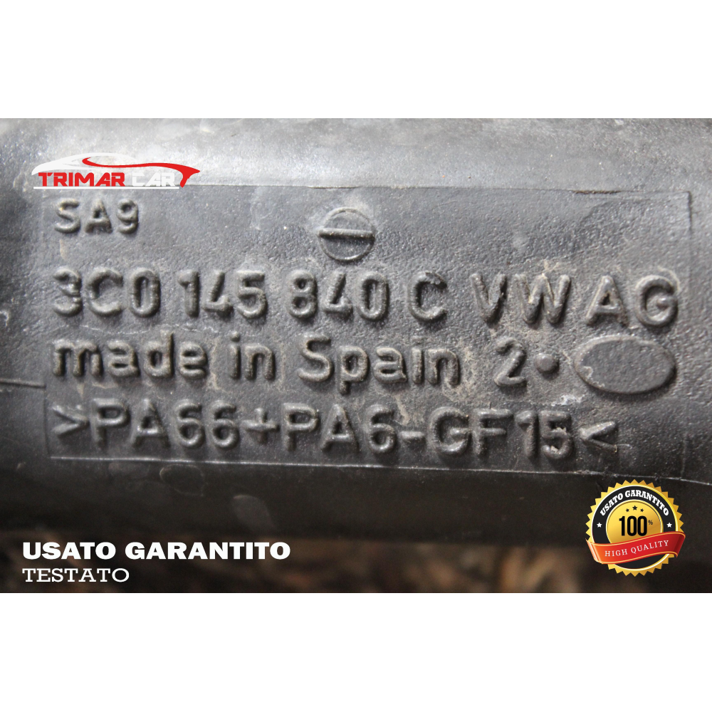 3C0145840C TUBO MANICOTTO INTERCOOLER TURBO VW PASSAT SW (3C5)(05-11) 2.0 TDI 140CV 103KW COD MOT; BMP