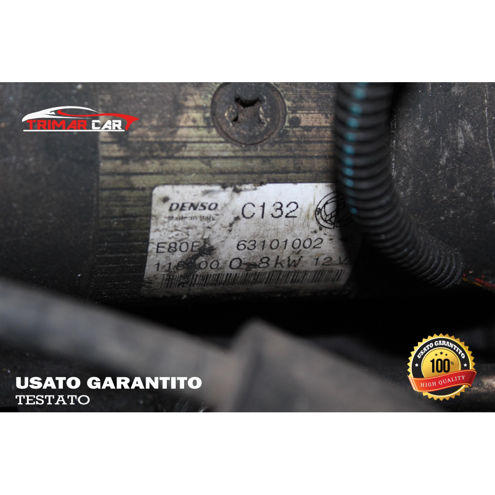 63101002 MOTORINO AVVIAMENTO FIAT SEICENTO / 600 (187)(98-10) 1.1 54CV 40KW COD MOT; 176B2000