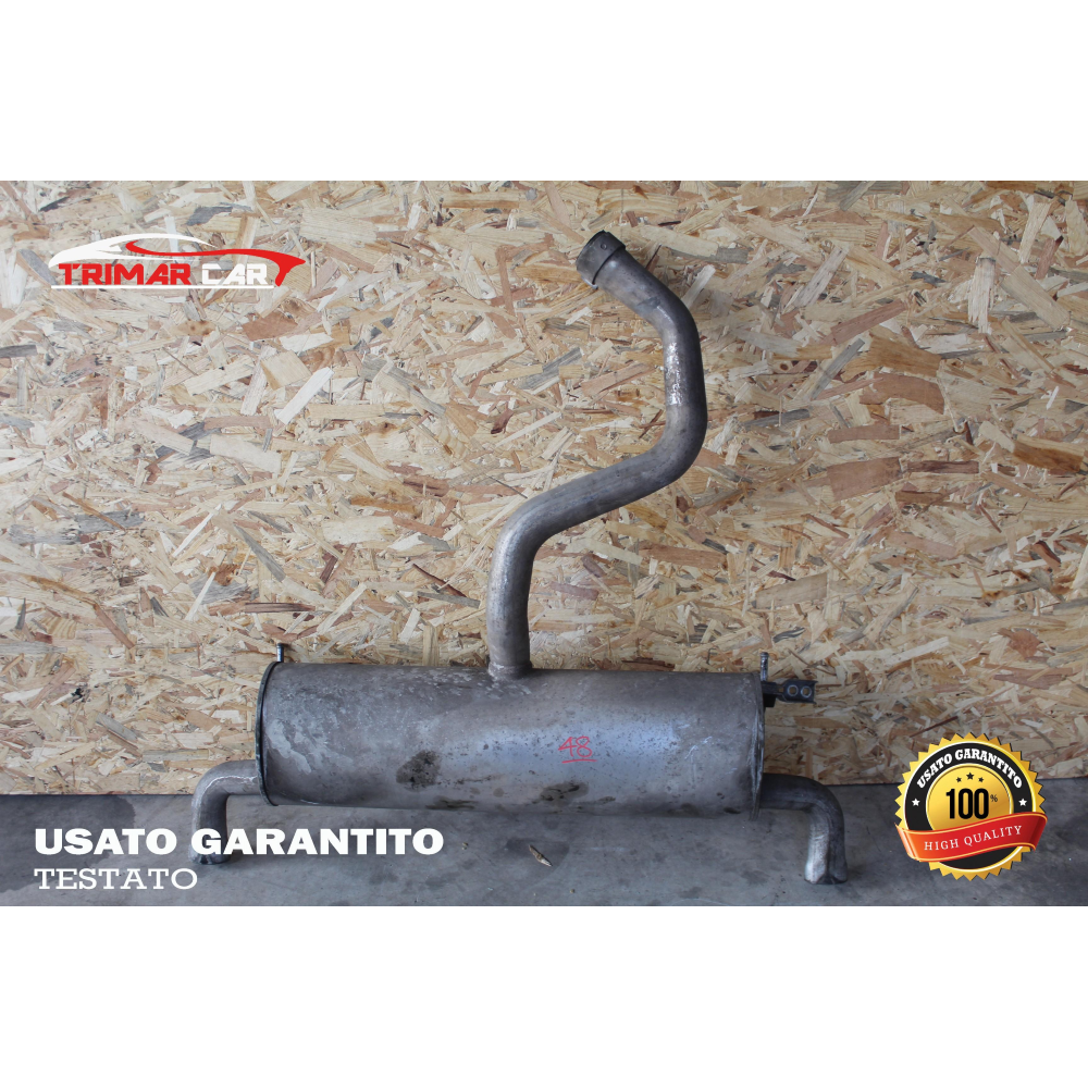 TUBO SCARICO TERMINALE MARMITTA JEEP CHEROKEE 5 (KL)(2013 IN POI) 2.2 CRD