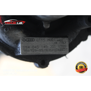 045145701 701729-9 TURBINA TURBO VW POLO (9N)(2001-2012) 1.4 TDI 75CV 55KW COD MOT; AMF