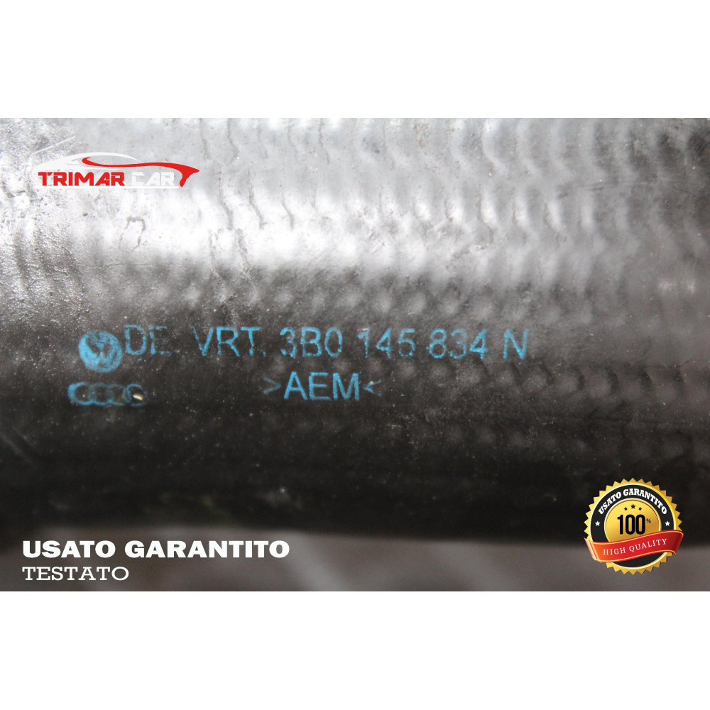 3B0145834N TUBO MANICOTTO INTERCOOLER TURBO SKODA SUPERB 1 I (3U4)(01-08) 2.0 TDI 140CV 103KW COD MOT; BSS