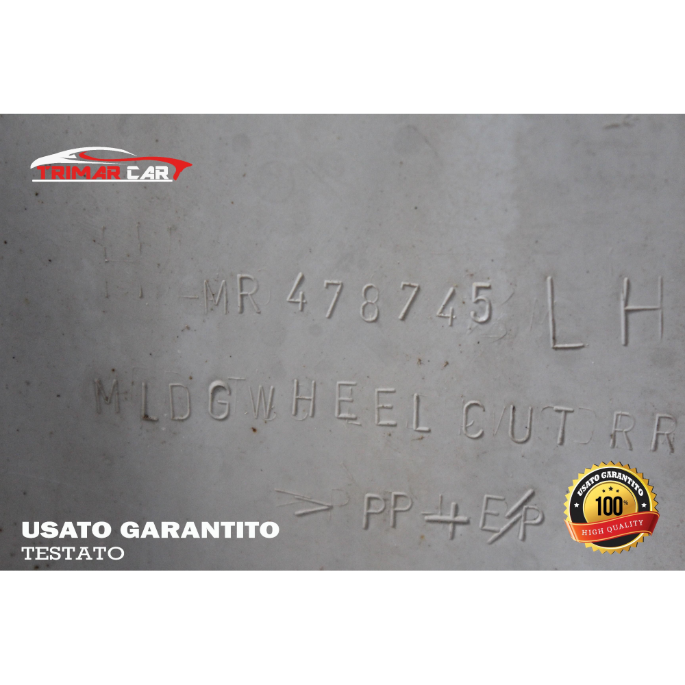 MR478745 FASCIONE PASSARUOTA POSTERIORE SINISTRO MITSUBISHI PAJERO 3 (V60)(99-06) 3.2 DID 4X4 165CV 121KW COD MOT; 4M41