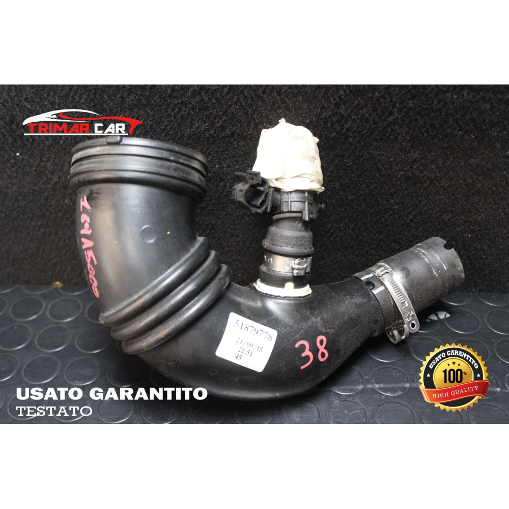 51879778 TUBO MANICOTTO ASPIRAZIONE ARIA FIAT PANDA 3 (312,319)(2012 IN POI) 1.3 MULTIJET