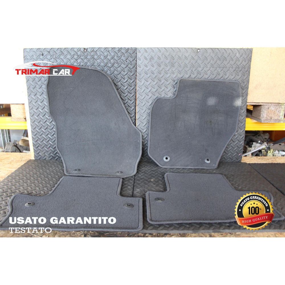 SET 4 TAPPETINI VOLVO V60 SW(155)(2013-2015) 1.6 DRIVE 114CV 84KW COD MOT; D4162T