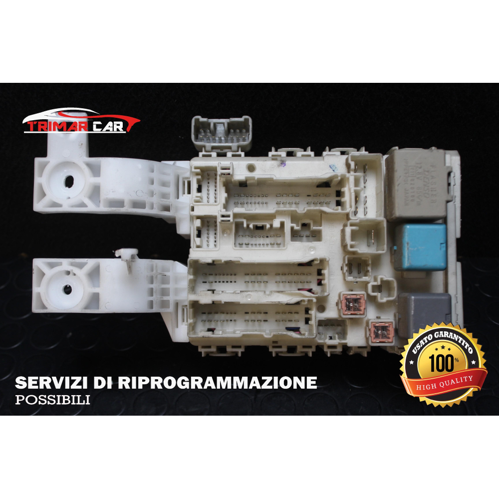 82730-52700 CENTRALINA BODY COMPUTER PORTAFUSIBILI TOYOTA YARIS 2 II (P9)(2005-2010) 1.0 VVT-i 69CV 51KW COD MOTORE: 1KR-FE