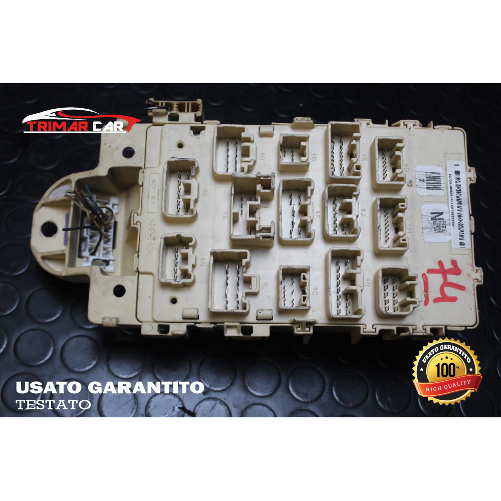 82730-0D020-A CENTRALINA SCATOLA PORTAFUSIBILI TOYOTA YARIS 3 III (P13)(2010 IN POI)