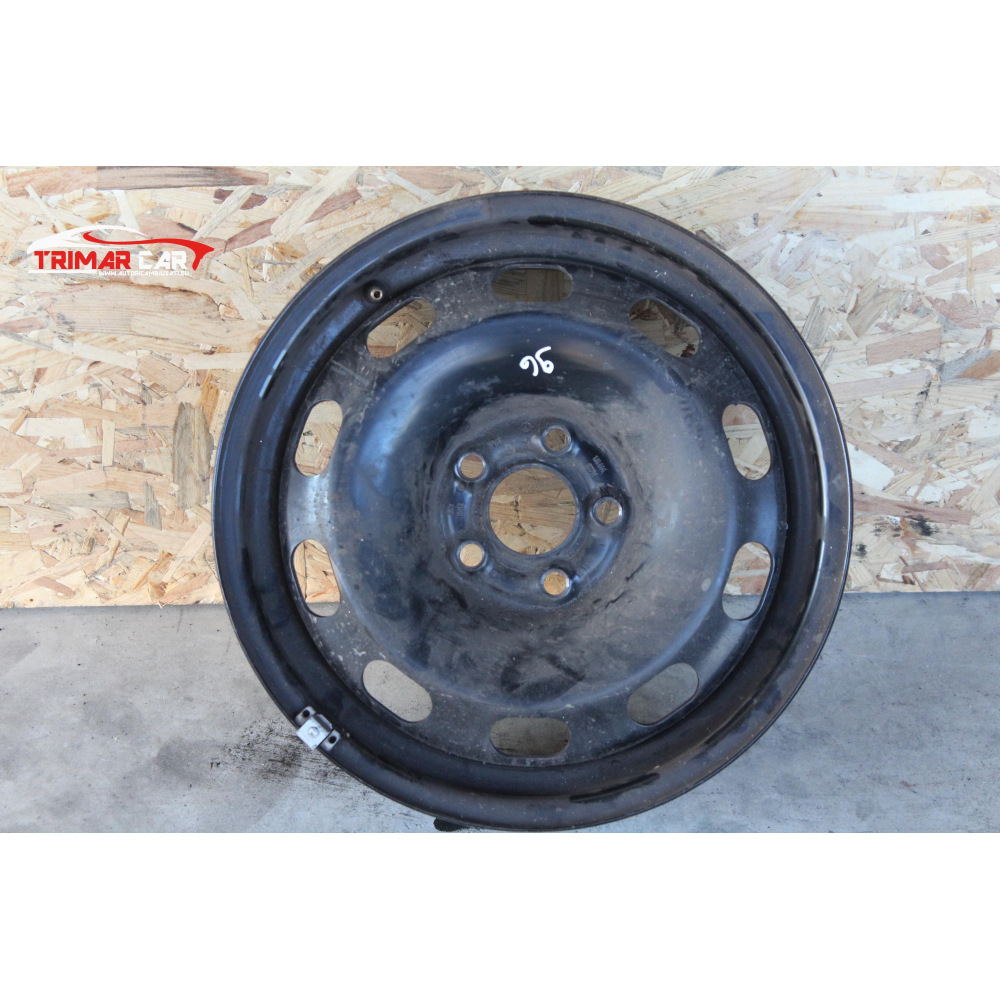 1J0601027H R15 CERCHIO SINGOLO IN FERRO VW GOLF 4 IV (1J1)(97-05)