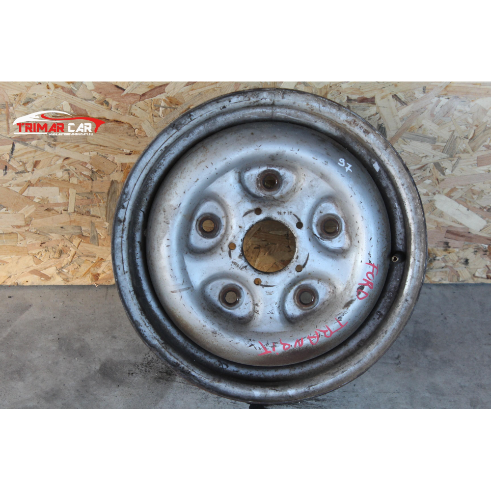 5.5X14X43 R14 CERCHIO SINGOLO IN FERRO FORD TRANSIT AUTOBUS (E)(1991-1994) TRANSIT