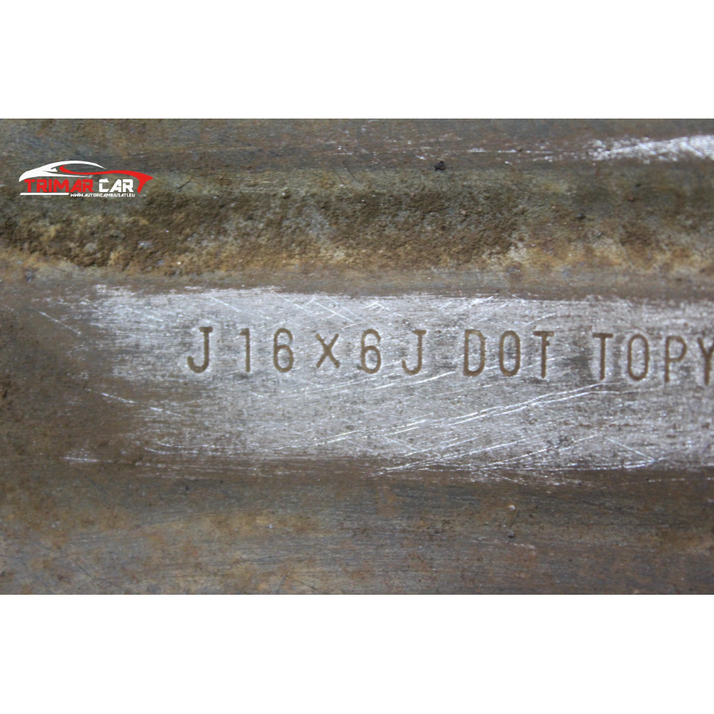 J16X6J R16 CERCHIO SINGOLO IN FERRO TOYOTA RAV4 1 I (A1)(1994-2000)