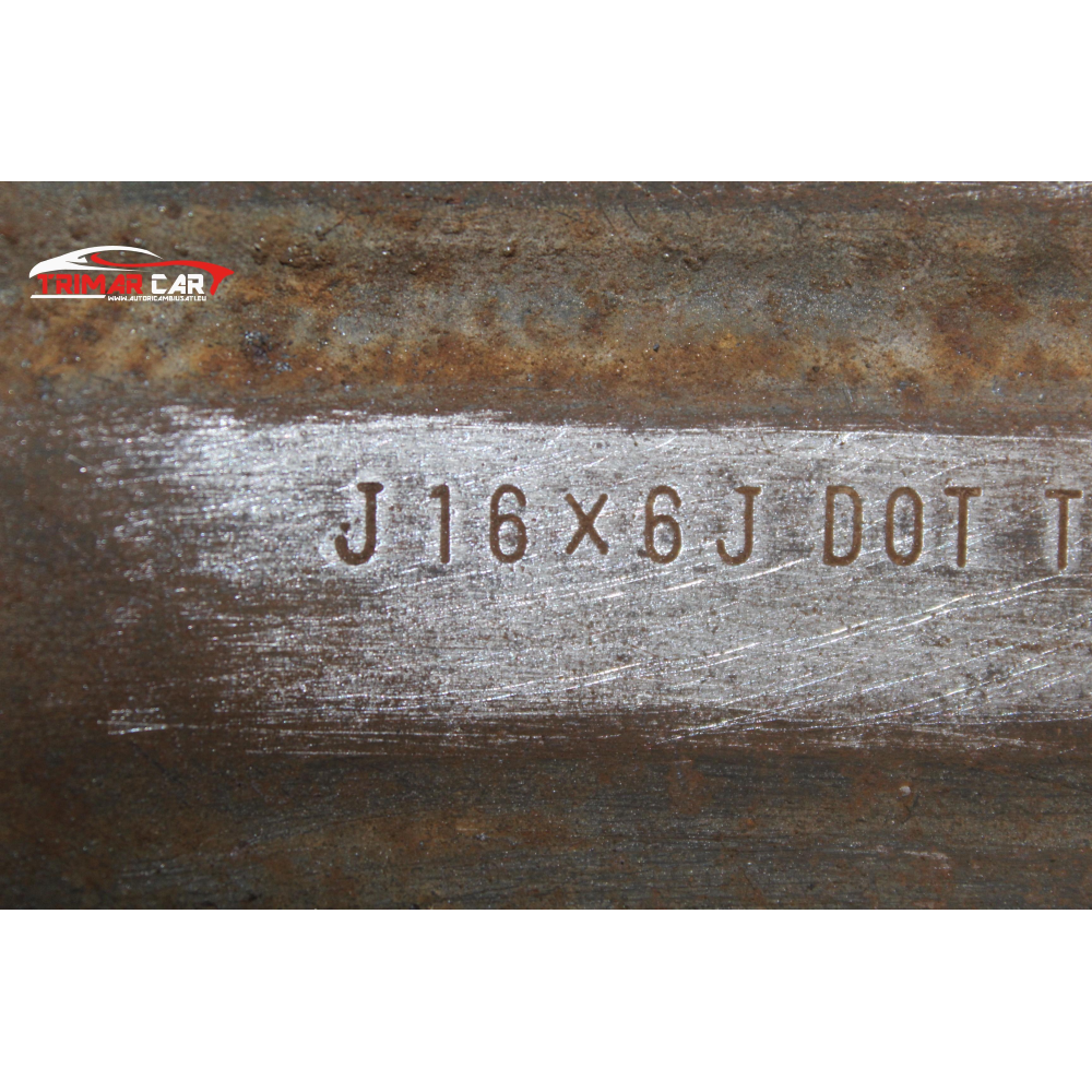 J16X6J R16 CERCHIO SINGOLO IN FERRO TOYOTA RAV4 1 I (A1)(1994-2000)