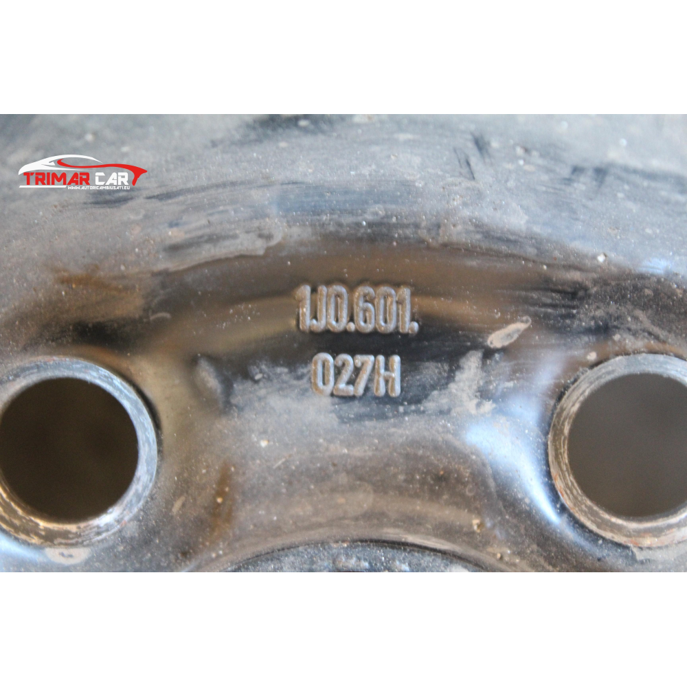 1J0601027H R15 CERCHIO SINGOLO IN FERRO VW GOLF 4 IV (1J1)(97-05)