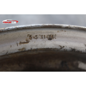 5.5X14X43 R14 CERCHIO SINGOLO IN FERRO FORD TRANSIT AUTOBUS (E)(1991-1994) TRANSIT