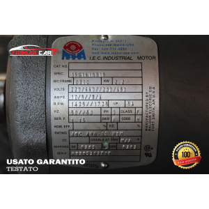 MOTORE ELETTRICO PONTE ELEVATORE PER AUTO 2.2 KW VOLTS 220 440 230 460