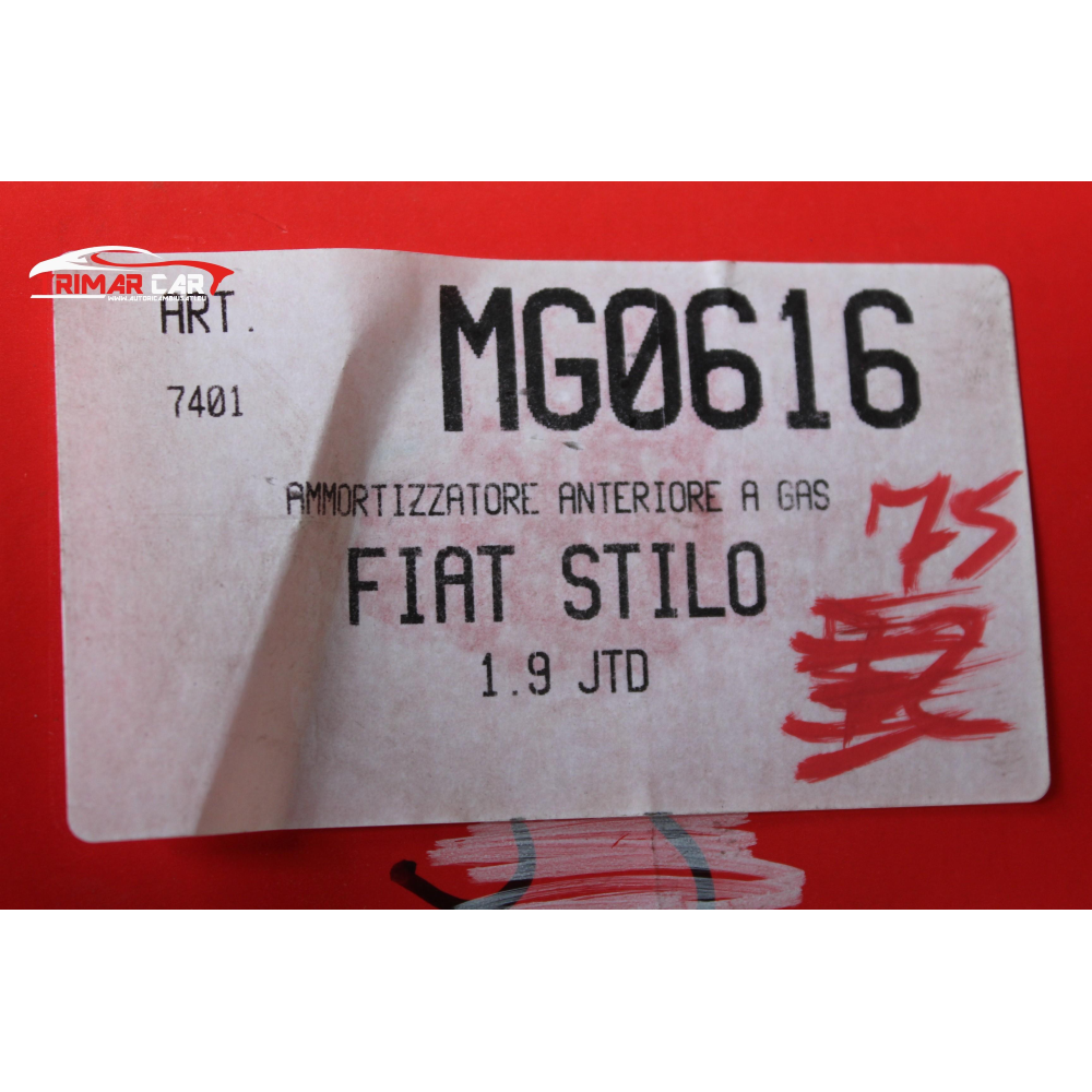 MG0616  AMMORTIZZATORE SINGOLO ANTERIORE SX DX FIAT STILO (192)(2001-2010)