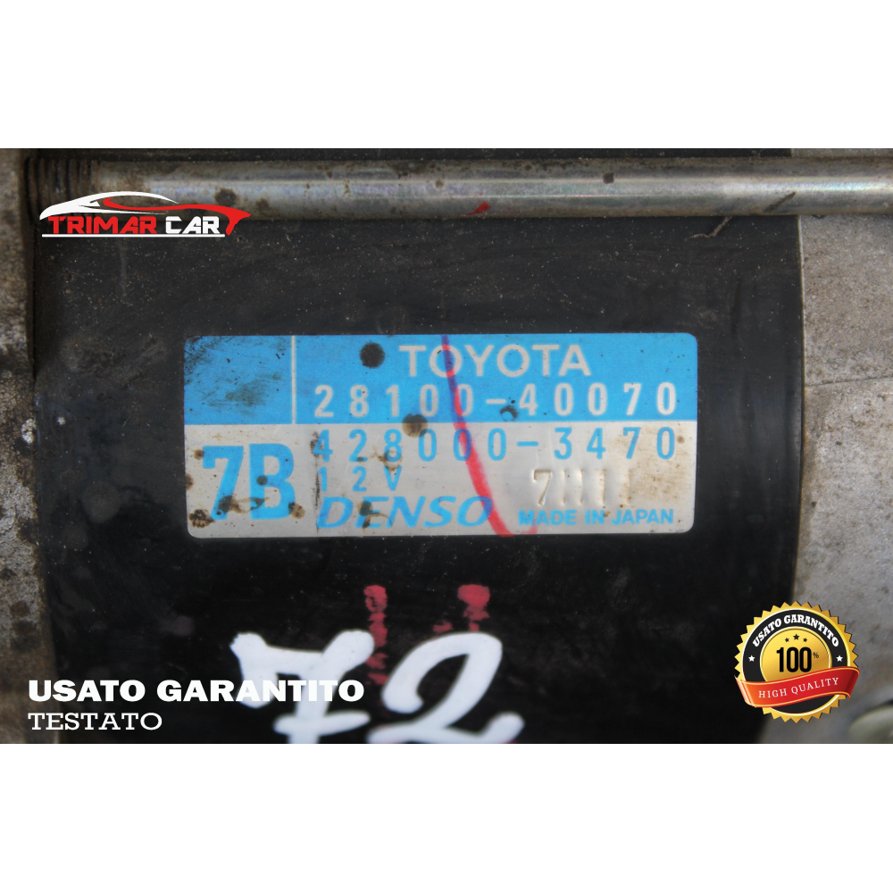 2810040070 MOTORINO AVVIAMENTO TOYOTA