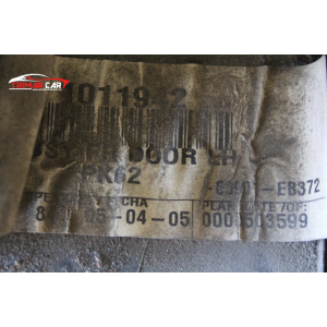 80901-EB372 PANNELLO PORTIERA ANTERIORE SINISTRA NISSAN PATHFINDER 3 III (R51)(2005 IN POI) 2.5 DCI 4WD 174CV 128KW COD MOT; YD25