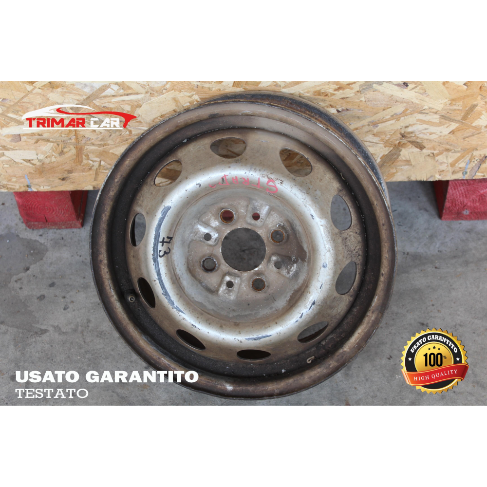 46521706 R14 CERCHIO SINGOLO IN FERRO FIAT STRADA PICK-UP 1 (178)(98-09)