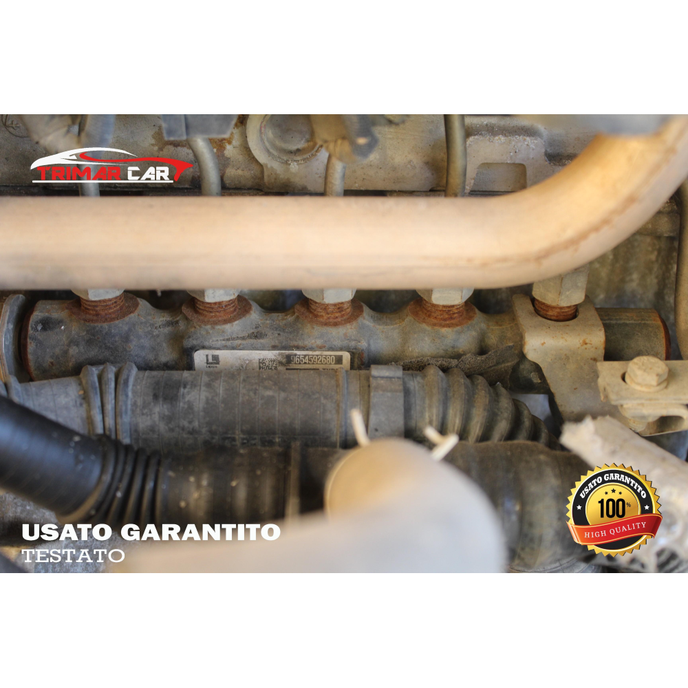 9654592680 TUBO FLAUTO RAIL INIEZIONE FORD FUSION (JU)(2002-2012) 1.6 TDCI 90CV 66KW COD MOTORE: HHJB