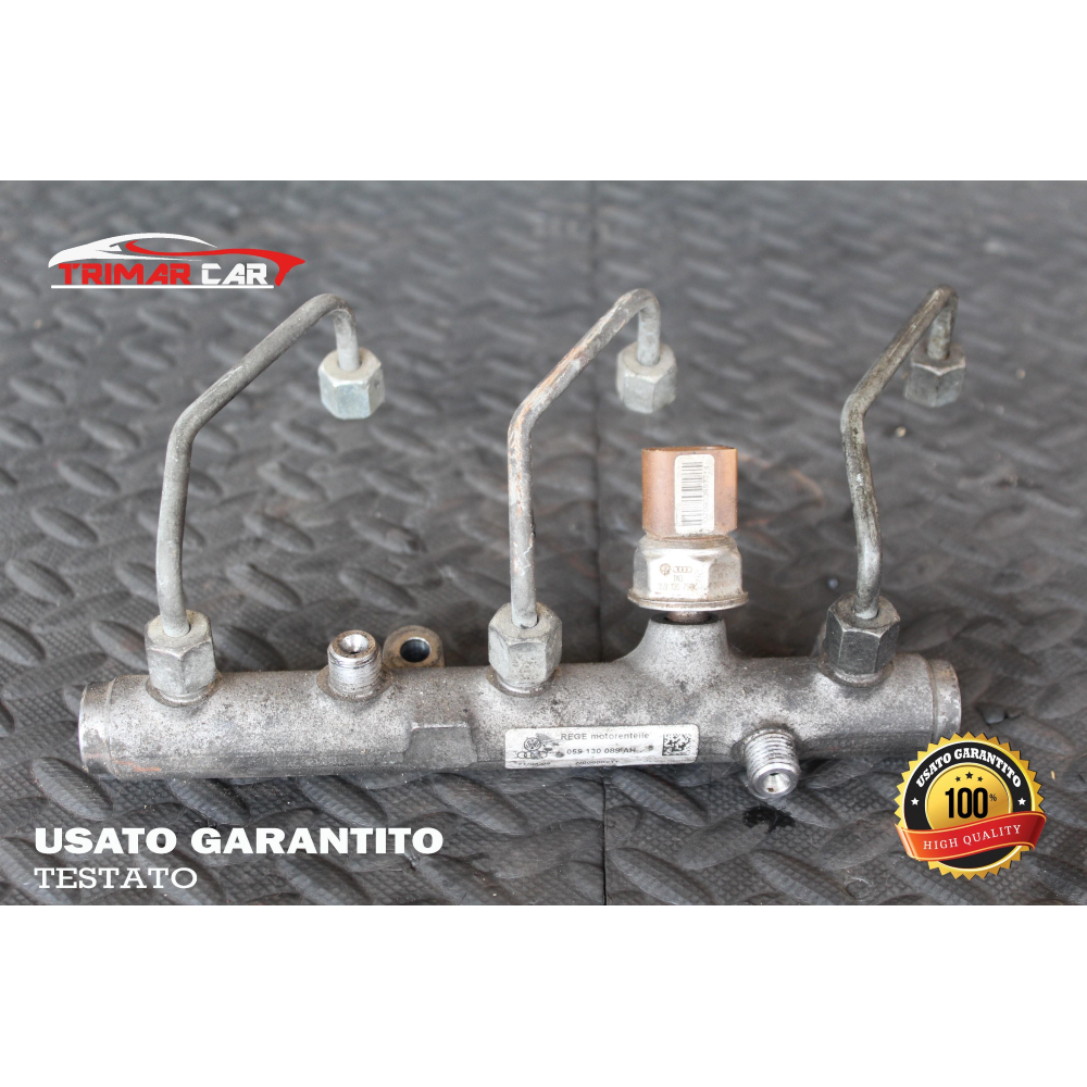 059130089AH TUBO FLAUTO RAIL INIEZIONE AUDI A6 (4F2,C6)(2004-2011) 2.7 TDI V6 COD MOT; CAN