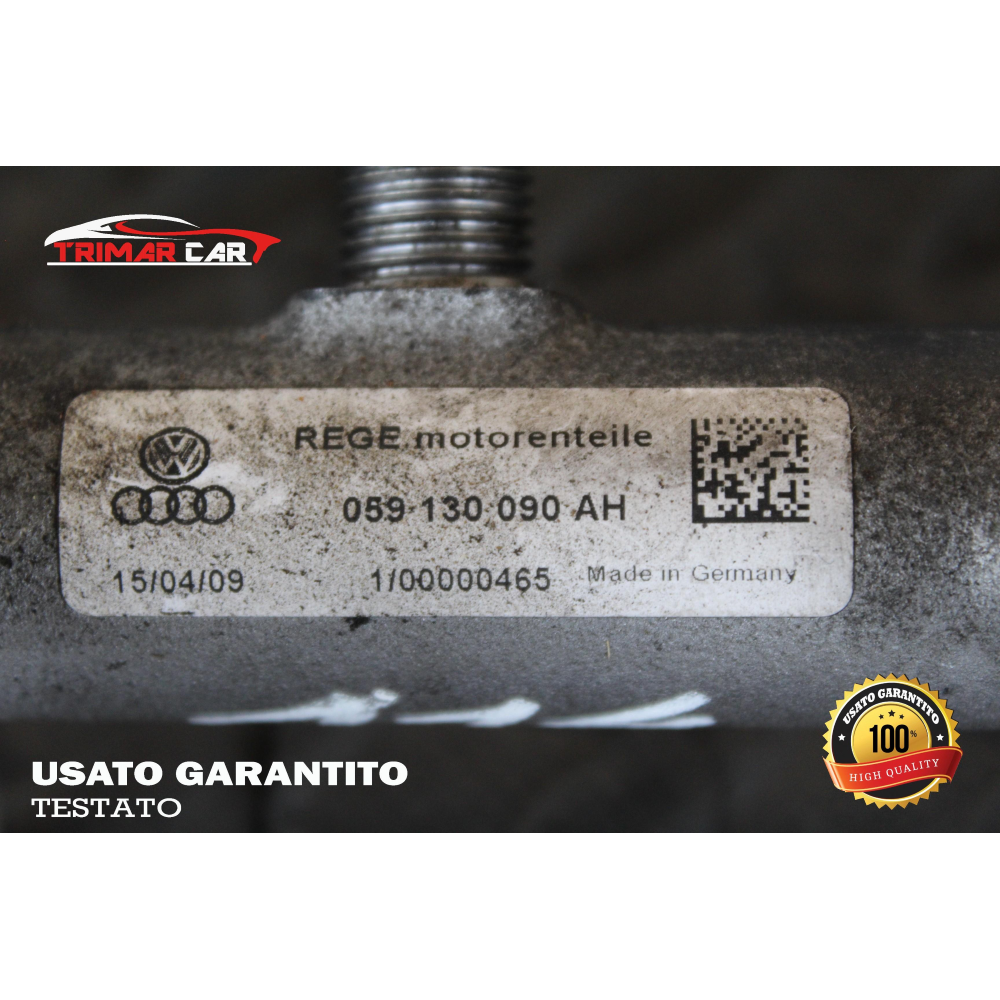 059130090AH TUBO FLAUTO RAIL INIEZIONE AUDI A6 (4F2,C6)(2004-2011) 2.7 TDI V6 COD MOT; CAN