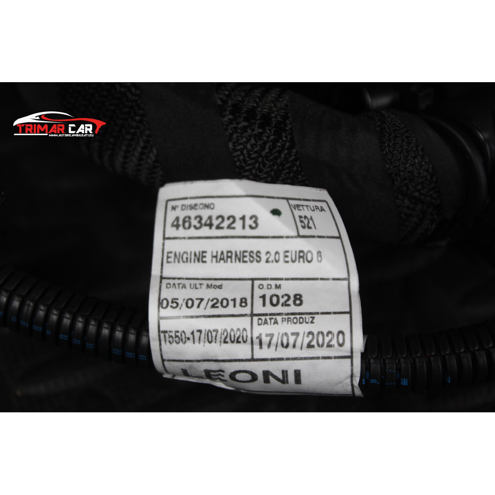 46342213 CAVO CAVI CABLAGGIO MOTORE FIAT TORO JEEP COMPASS 2.0 MULTIJET 55209113 