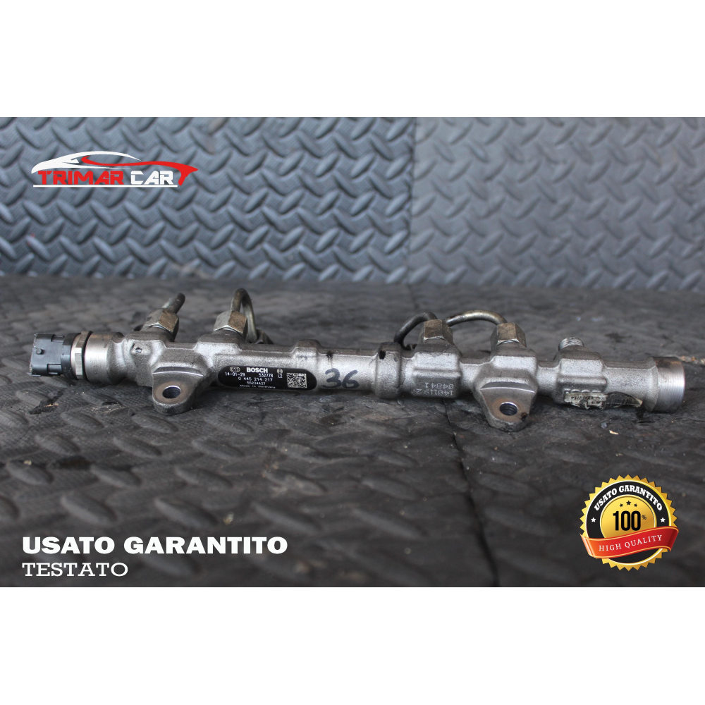 55234437 0445214217 TUBO FLAUTO RAIL INIEZIONE FIAT PANDA 3 (312,319)(2012 IN POI) 1.3 MULTIJET EURO 6