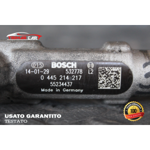 55234437 0445214217 TUBO FLAUTO RAIL INIEZIONE FIAT PANDA 3 (312,319)(2012 IN POI) 1.3 MULTIJET EURO 6