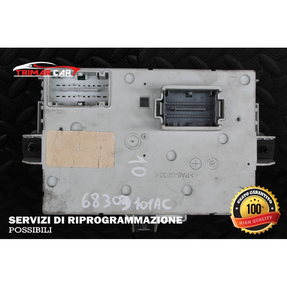 68303101AC CENTRALINA BODY COMPUTER JEEP CHEROKEE 5 (KL)(2013 IN POI) 2.2 CRD COD.MOT. LAU61