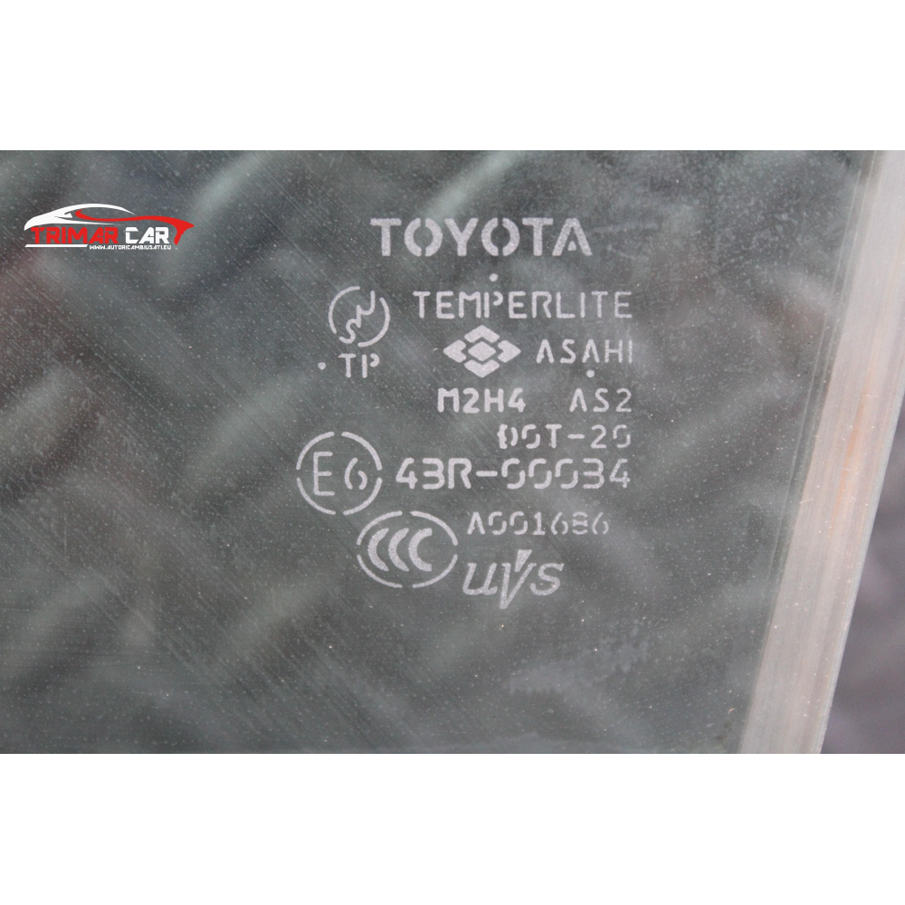 VETRO SCENDENTE PORTA ANTERIORE DESTRA TOYOTA RAV4 3 III (A3)(05-13)