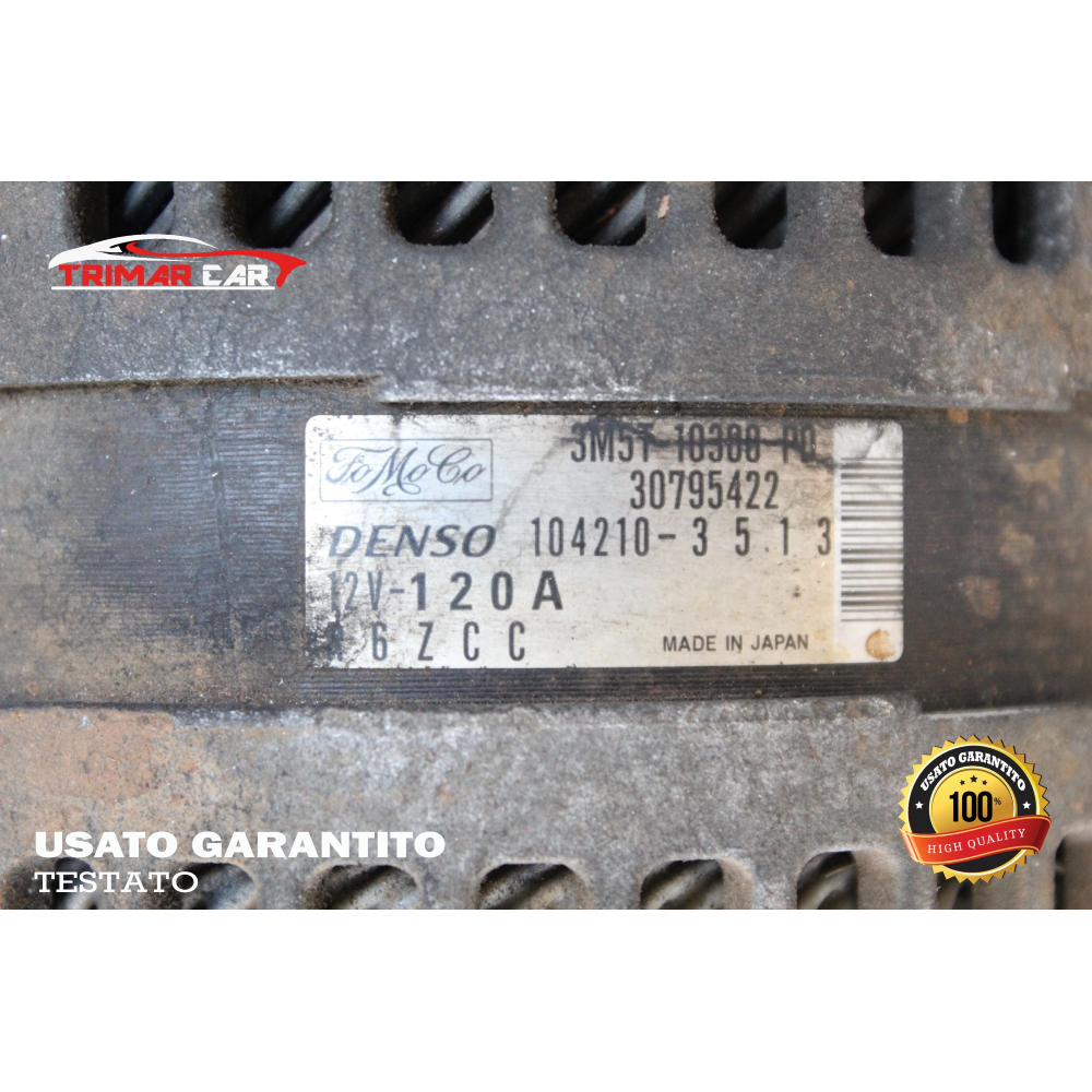 3M5T10300PD ALTERNATORE FORD MAZDA VOLVO