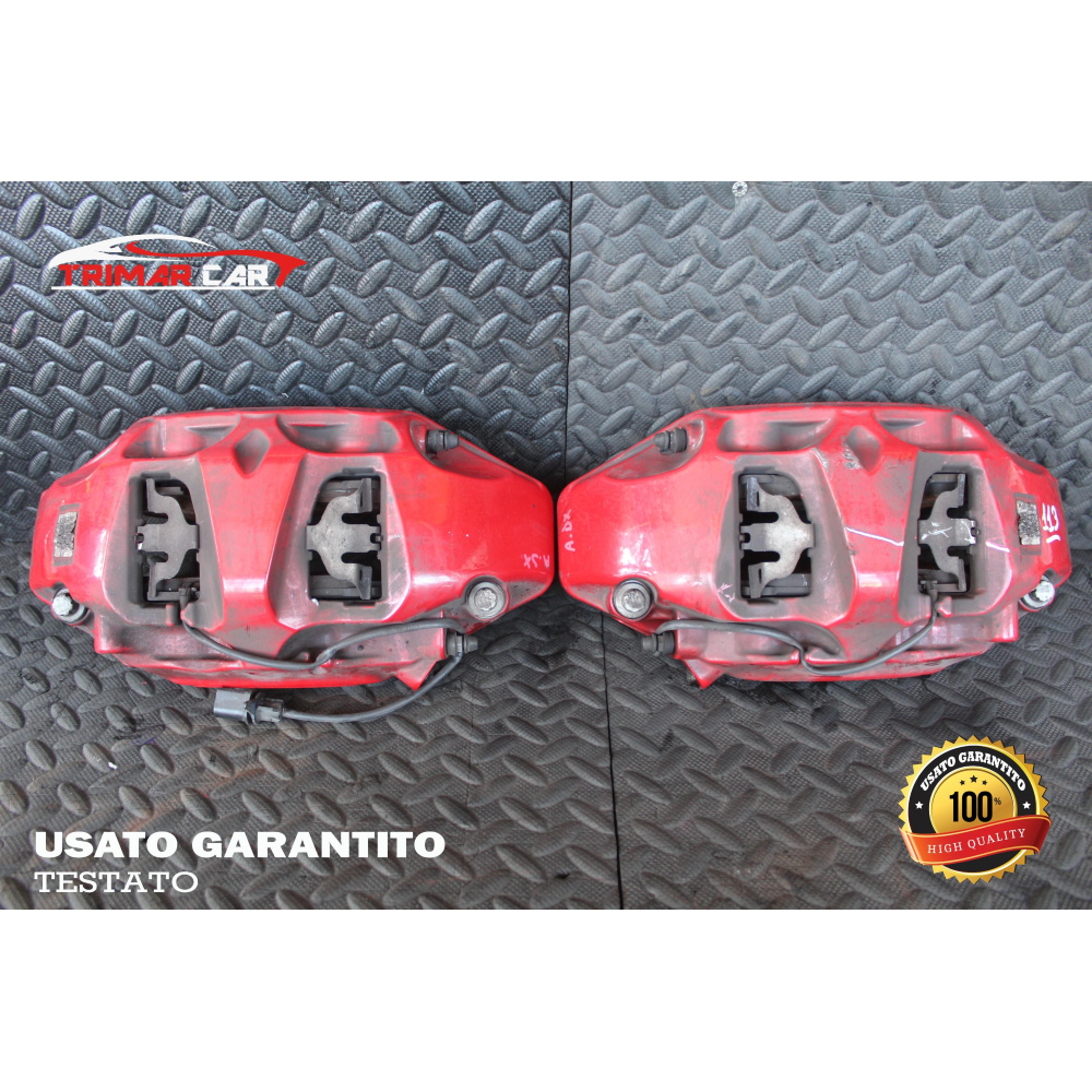 4M0615106FM COPPIA PINZE FRENO ANTERIORI AUDI Q8 (4MN)(2018 IN POI) 3.0 TDI COD.MOT. DHX