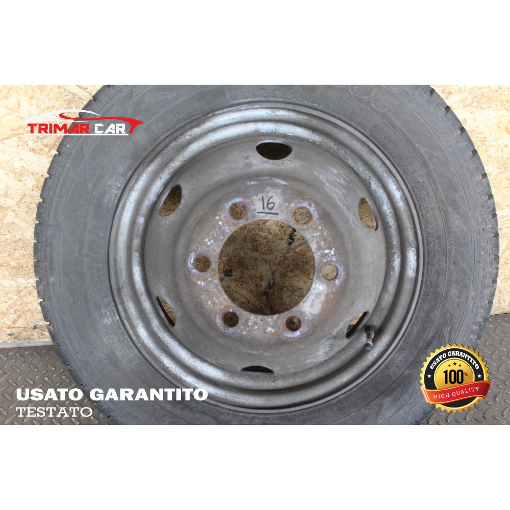 5JK16HA R16 CERCHIO SINGOLO IN FERRO IVECO DAILY 2 II AUTOBUS (1989-1999) 35-10 103CV 76KW COD MOT; SOFIM 8140.27