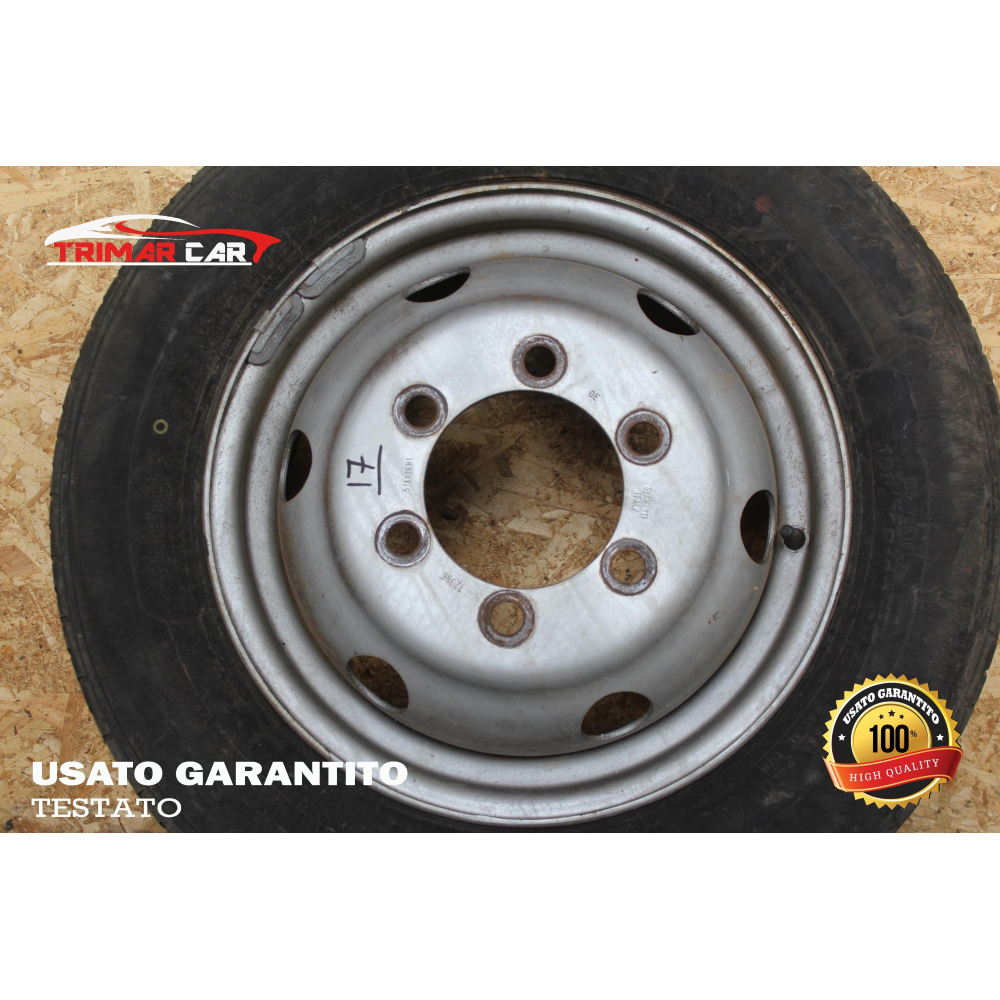 5JKX16H1 R16 CERCHIO SINGOLO IN FERRO IVECO DAILY 2 II AUTOBUS (1989-1999) 35-10 103CV 76KW COD MOT; SOFIM 8140.27