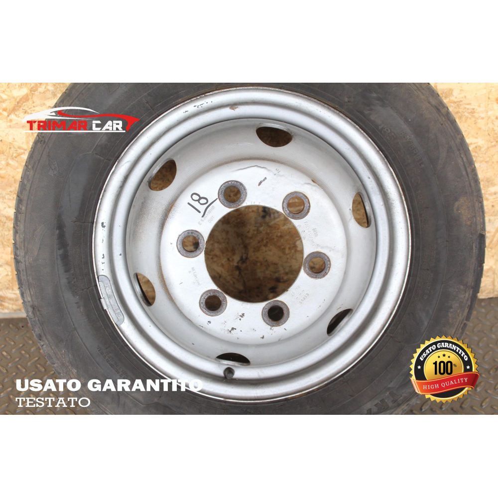 E5JKX16HB R16 CERCHIO SINGOLO IN FERRO IVECO DAILY 2 II AUTOBUS (1989-1999) 35-10 103CV 76KW COD MOT; SOFIM 8140.27