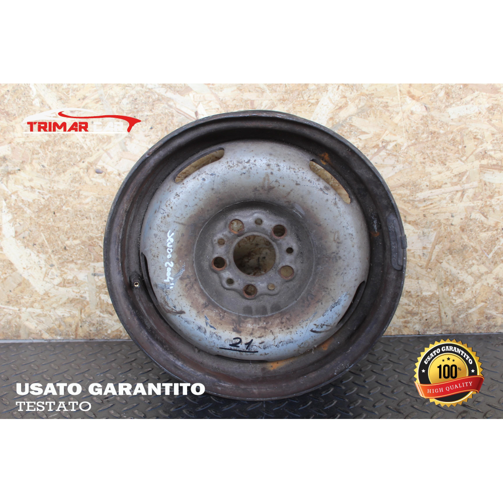 6J14FHET31 R14 CERCHIO SINGOLO IN FERRO FIAT SCUDO 1 (220)(1996-2006)