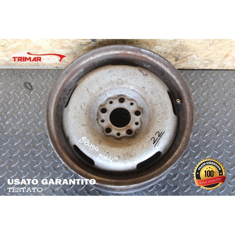 6J14FHET31 R14 CERCHIO SINGOLO IN FERRO FIAT SCUDO 1 (220)(1996-2006)