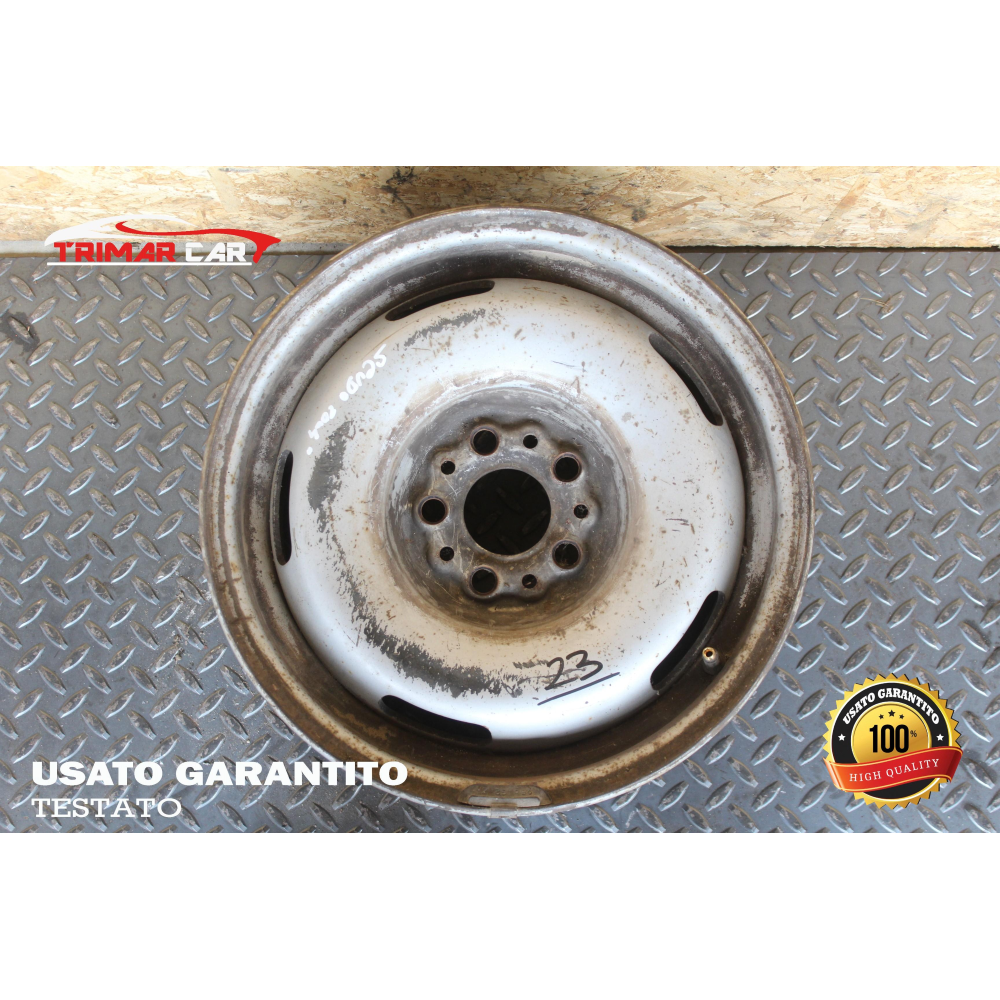 6J14FHET31 R14 CERCHIO SINGOLO IN FERRO FIAT SCUDO 1 (220)(1996-2006)