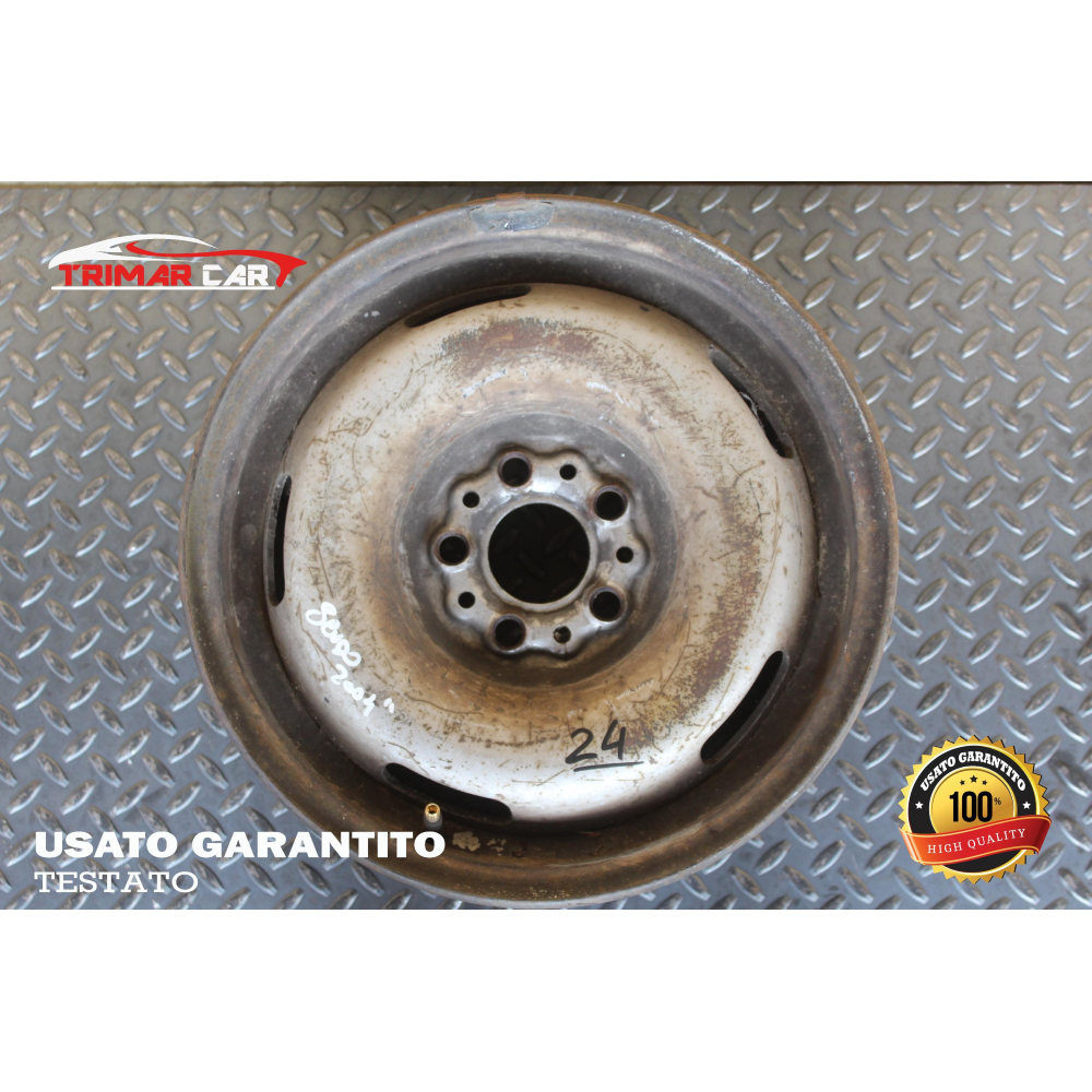 6J14FHET31 R14 CERCHIO SINGOLO IN FERRO FIAT SCUDO 1 (220)(1996-2006)