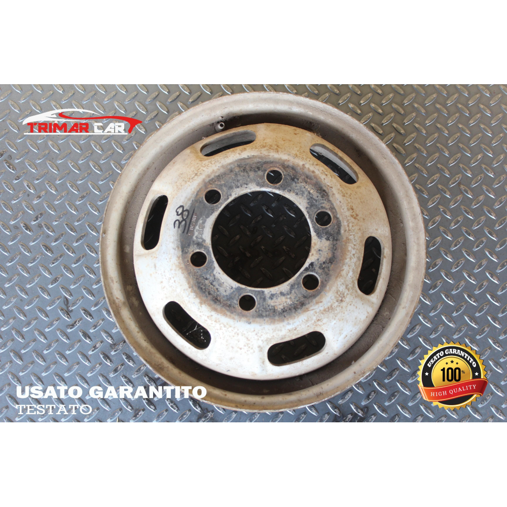 5JKX16H R16 CERCHIO SINGOLO IN FERRO IVECO DAILY 2 II AUTOBUS (1989-1999)