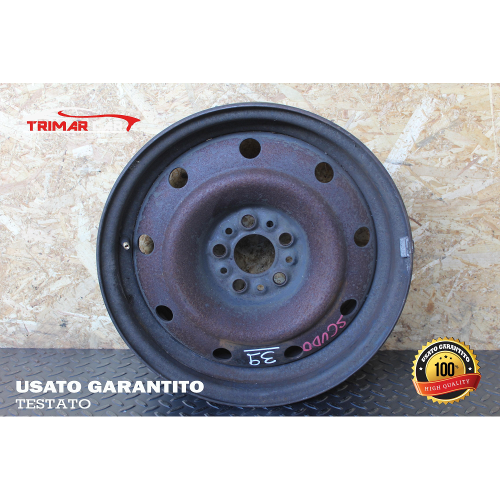 6.5J15H2ET31 R15 CERCHIO SINGOLO IN FERRO FIAT SCUDO 1 (220)(1996-2006)