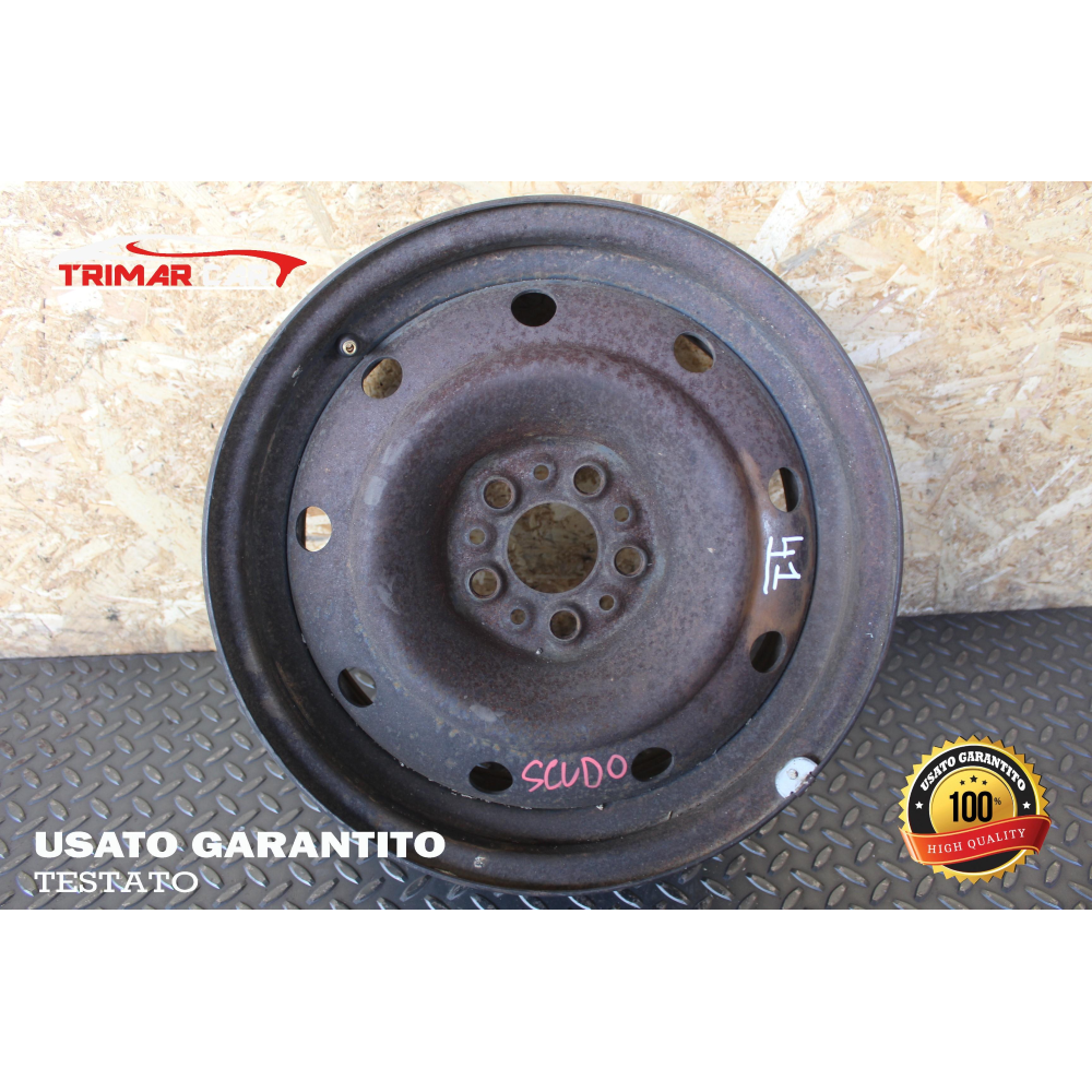 6.5J15H2ET31 R15 CERCHIO SINGOLO IN FERRO FIAT SCUDO 1 (220)(1996-2006)