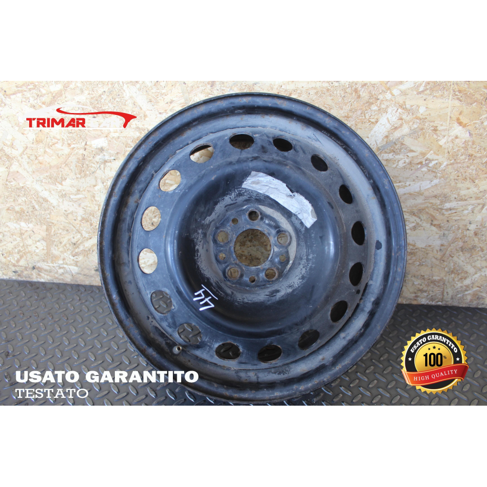 7JX16H2ET27 R16 CERCHIO SINGOLO IN FERRO LANCIA PHEDRA (179)(2002-2010)