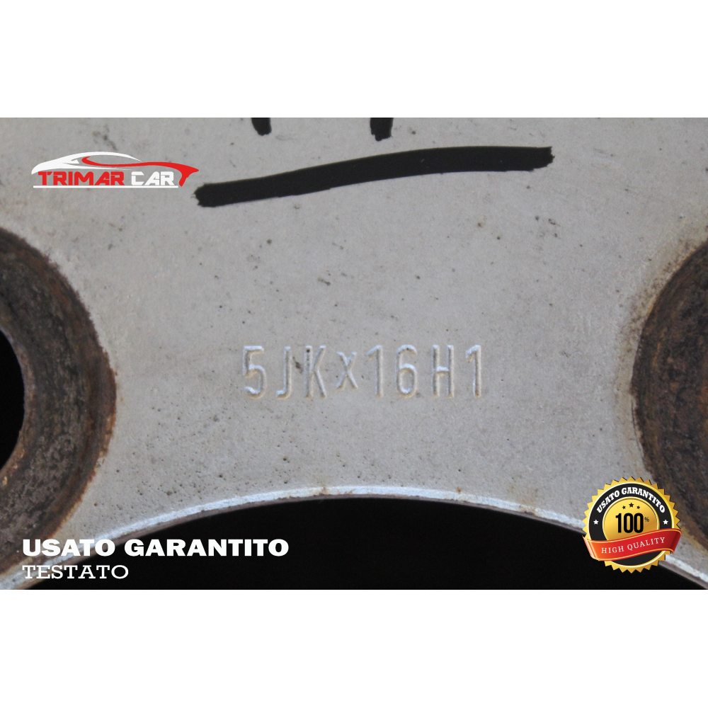 5JKX16H1 R16 CERCHIO SINGOLO IN FERRO IVECO DAILY 2 II AUTOBUS (1989-1999) 35-10 103CV 76KW COD MOT; SOFIM 8140.27