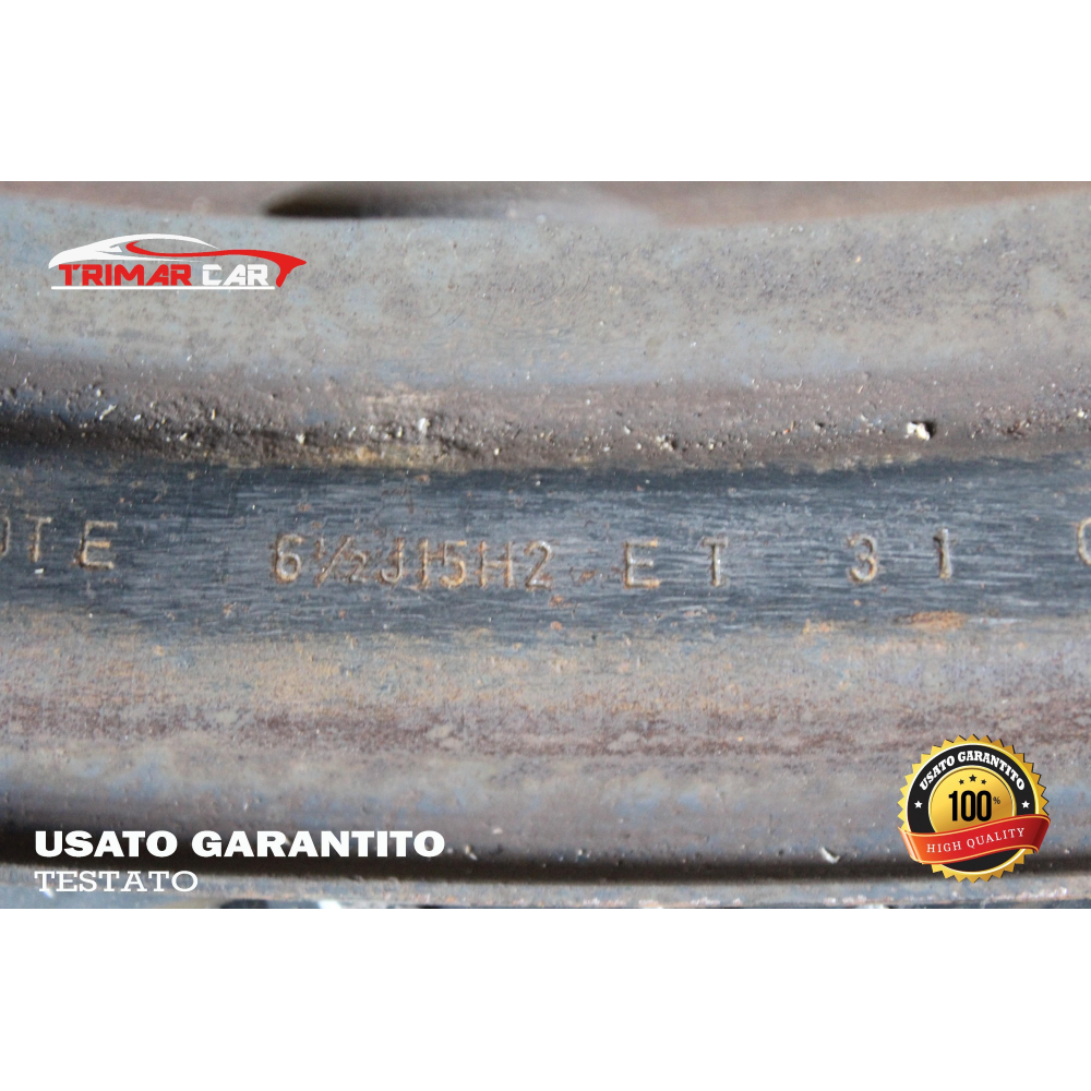 6.5J15H2ET31 R15 CERCHIO SINGOLO IN FERRO FIAT SCUDO 1 (220)(1996-2006)