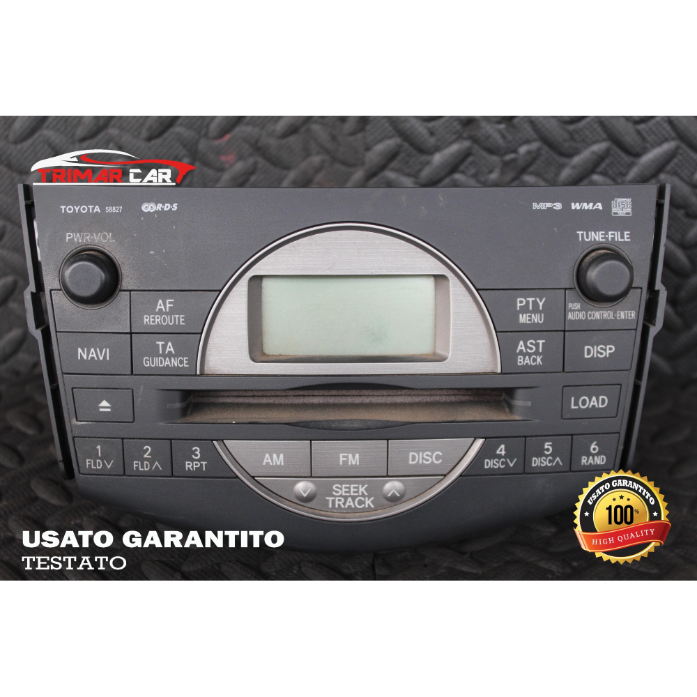 FA032077A 8612042220 AUTORADIO RADIO STEREO MP3 TOYOTA RAV4 3 III (A3)(05-13) 
